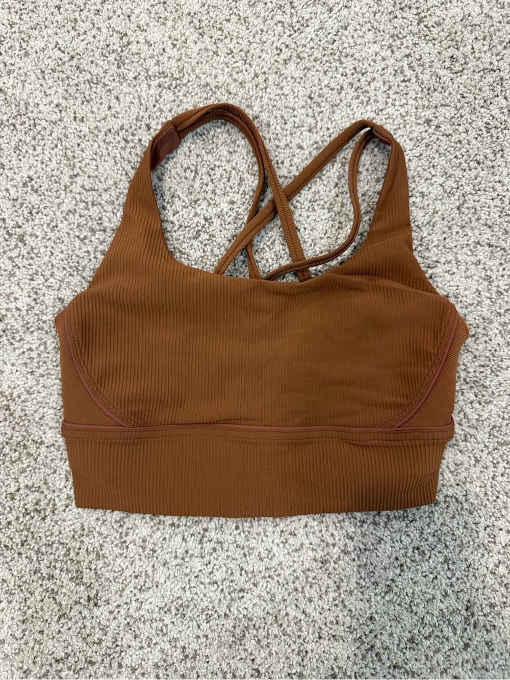 Lululemon Energy Long Line Ribbed Bra